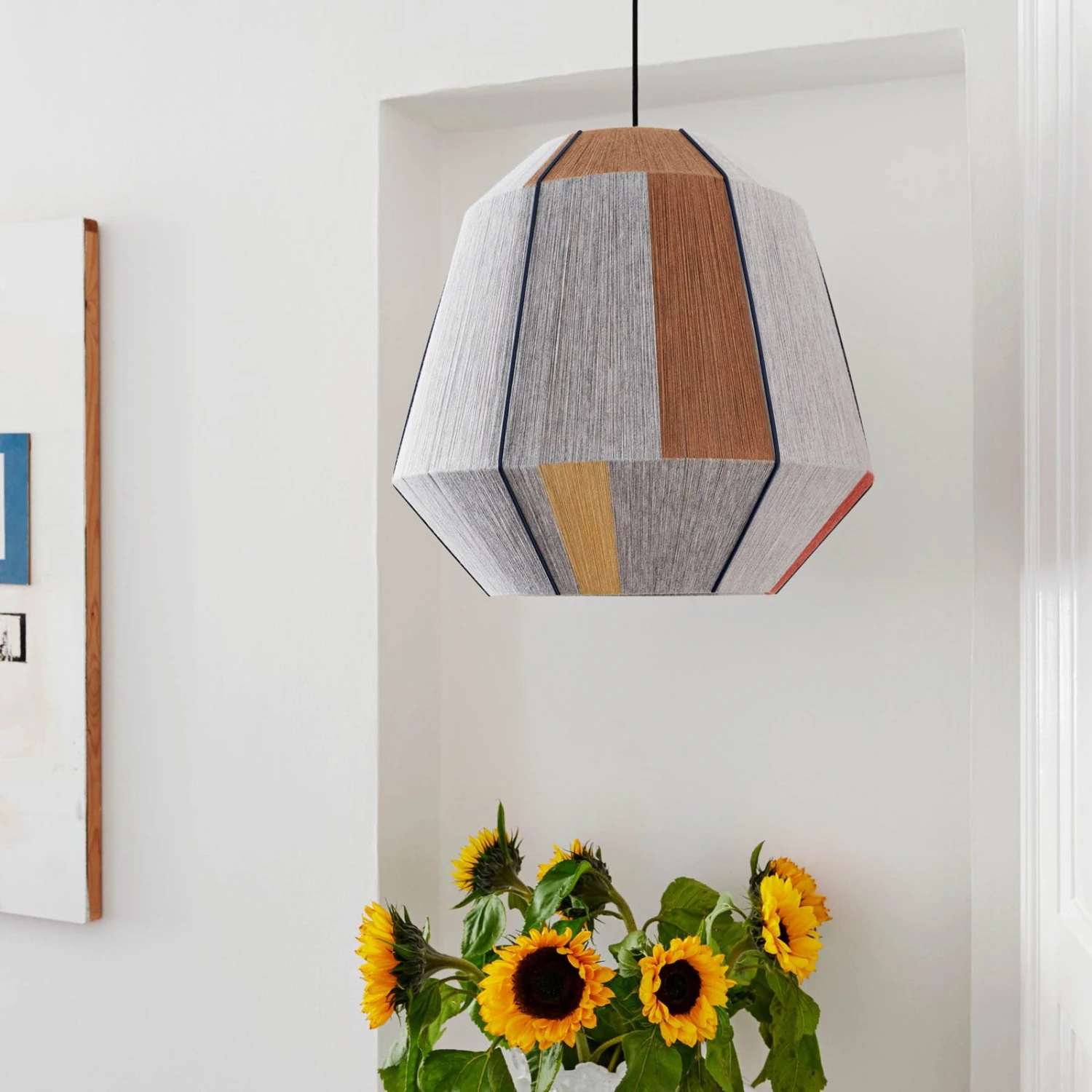 HAY Bonbon Pendelleuchte Ø 50 Cm Erdtöne 4 HAY Bonbon Pendelleuchte Ø 50 Cm Erdtöne – Bild 2