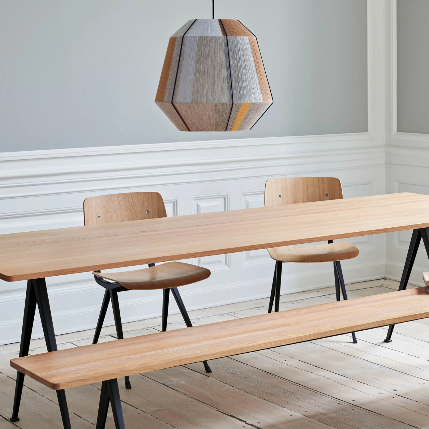 HAY Bonbon Pendelleuchte Ø 50 Cm Erdtöne 6 HAY Bonbon Pendelleuchte Ø 50 Cm Erdtöne – Bild 4