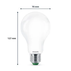 Philips LED-Lampe E27 A70 7,3W 1.535lm Matt 3.000K -Laden Für Heimbeleuchtung 10003747 2