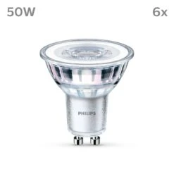 Philips LED-Lampe GU10 4,6W 355lm 827 Klar 36° 6er -Laden Für Heimbeleuchtung 10004573 5