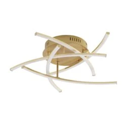 Lindby Flakira LED-Deckenlampe, 5-fl. Altmessing -Laden Für Heimbeleuchtung 10008794 2