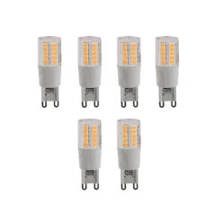 Arcchio LED-Stiftsockellampe G9 4,5W 2.700K 6er