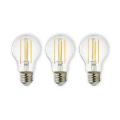 E27 LED-Filament 7W 806lm 2.700K Klar 3er-Set