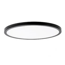 LED-Lampe GX53 24W CCT 2700/4000K Ø30,2cm Schwarz