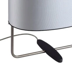 Tischlampe Margot Höhe 55cm Silber Nickel Schwarz -Laden Für Heimbeleuchtung 10011952 4