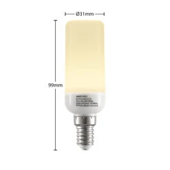 Arcchio LED-Röhrenlampe E14 4,5W 3.000K 3er-Set -Laden Für Heimbeleuchtung 10012180 2