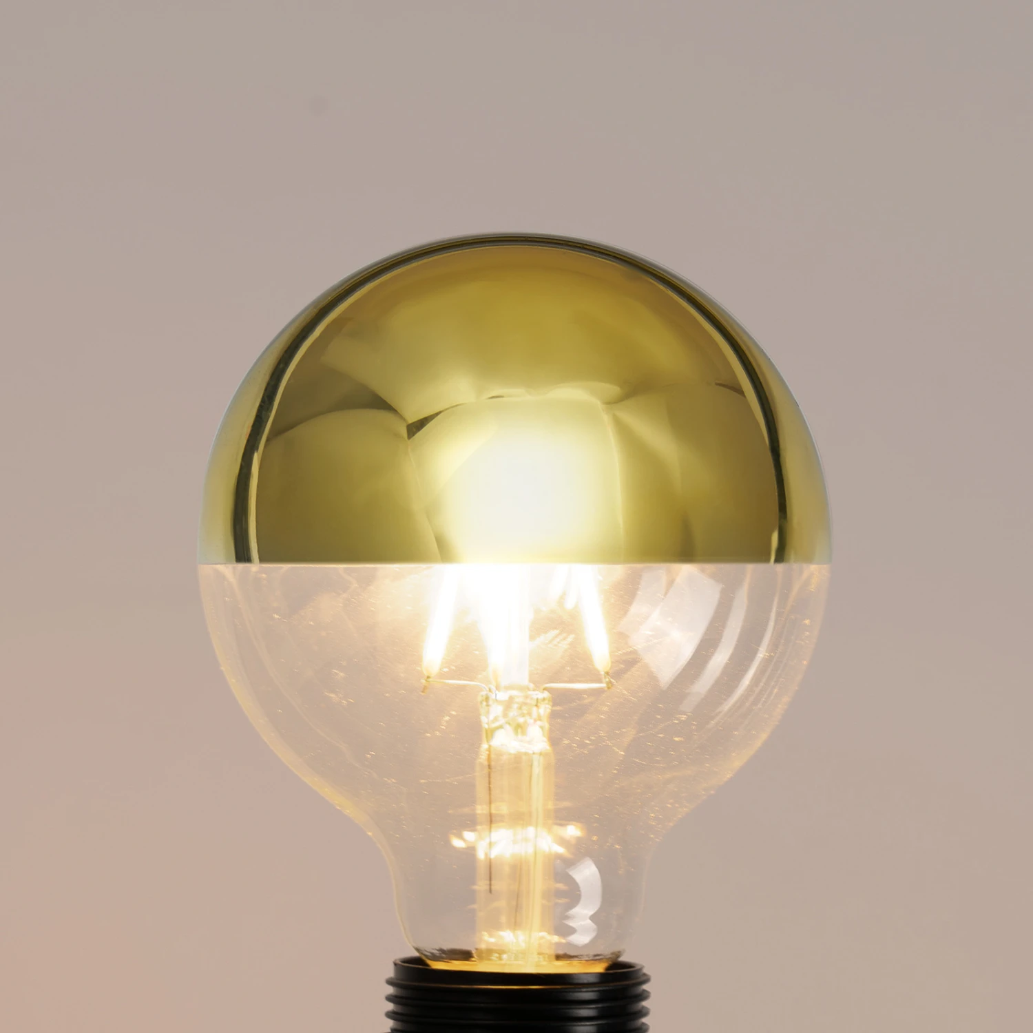 Lucande E27 3,8W LED-Kopfspiegellampe G95, 2700K Gold 5er 8 Lucande E27 3,8W LED-Kopfspiegellampe G95, 2700K Gold 5er – Bild 6