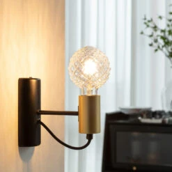 Lucande E27 3,8W LED-Lampe G95 2700K Struktur Klar 2er-Set -Laden Für Heimbeleuchtung 10013130 2