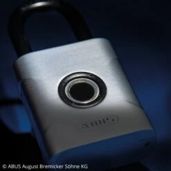 ABUS Touch Fingerabdruck-Vorhängeschloss, 5 Cm -Laden Für Heimbeleuchtung 10013165 4