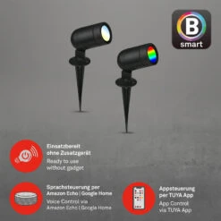 LED-Erdspießstrahler Tuni, TUYA WLAN, CCT, RGB -Laden Für Heimbeleuchtung 10015599 3