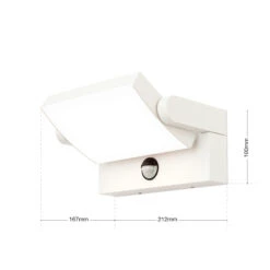 LED-Außenwandleuchte Ginger Mit Sensor, Weiß, IP54 -Laden Für Heimbeleuchtung 10015701 3