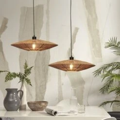 GOOD & MOJO Iguazu Hängelampe Ø 55cm Natur 15 GOOD & MOJO Iguazu Hängelampe Ø 55cm Natur -Laden Für Heimbeleuchtung 10016293 6