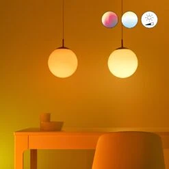 WiZ A60 LED-Lampe Matt WiFi E27 8,5W RGBW 2er -Laden Für Heimbeleuchtung 10018017 4