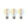 Smart E27 A60 LED 7W Tunable White WLAN Klar 3er -Laden Für Heimbeleuchtung 10018314