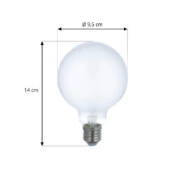 Prios LED-E27-Leuchtmittel G95 7W WLAN Matt 2er -Laden Für Heimbeleuchtung 10018327 4