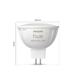 Philips Hue White & Color Ambiance LED 6,3W GU5,3 -Laden Für Heimbeleuchtung 10021287 3