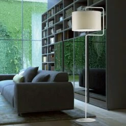 Cremefarbene Stehleuchte Morfeo Kunststoff Creme 11 Cremefarbene Stehleuchte Morfeo Kunststoff Creme -Laden Für Heimbeleuchtung 1056093 4