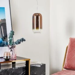 Artemide Gople Mini Hängeleuchte Kupfer/silber -Laden Für Heimbeleuchtung 1060326 2