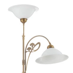 Messing-Stehleuchte Alwine Zweiflammig -Laden Für Heimbeleuchtung 1542009 3