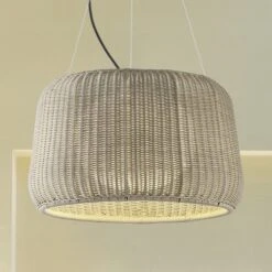 Bover Fora S - Außenhängeleuchte, Weiß-beige