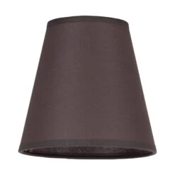 Lampenschirm Cone AB, Ø 15 Cm, Erdbraun