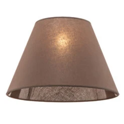 Lampenschirm Anna, Für Hängeleuchten, Erdbraun -Laden Für Heimbeleuchtung 2616876 4