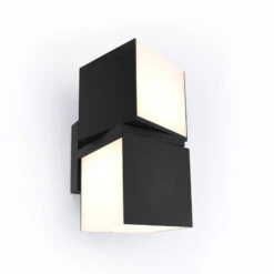 LED-Außenwandleuchte Cuba, 2-fl., Schwarz, 3.000 K -Laden Für Heimbeleuchtung 3009031 3