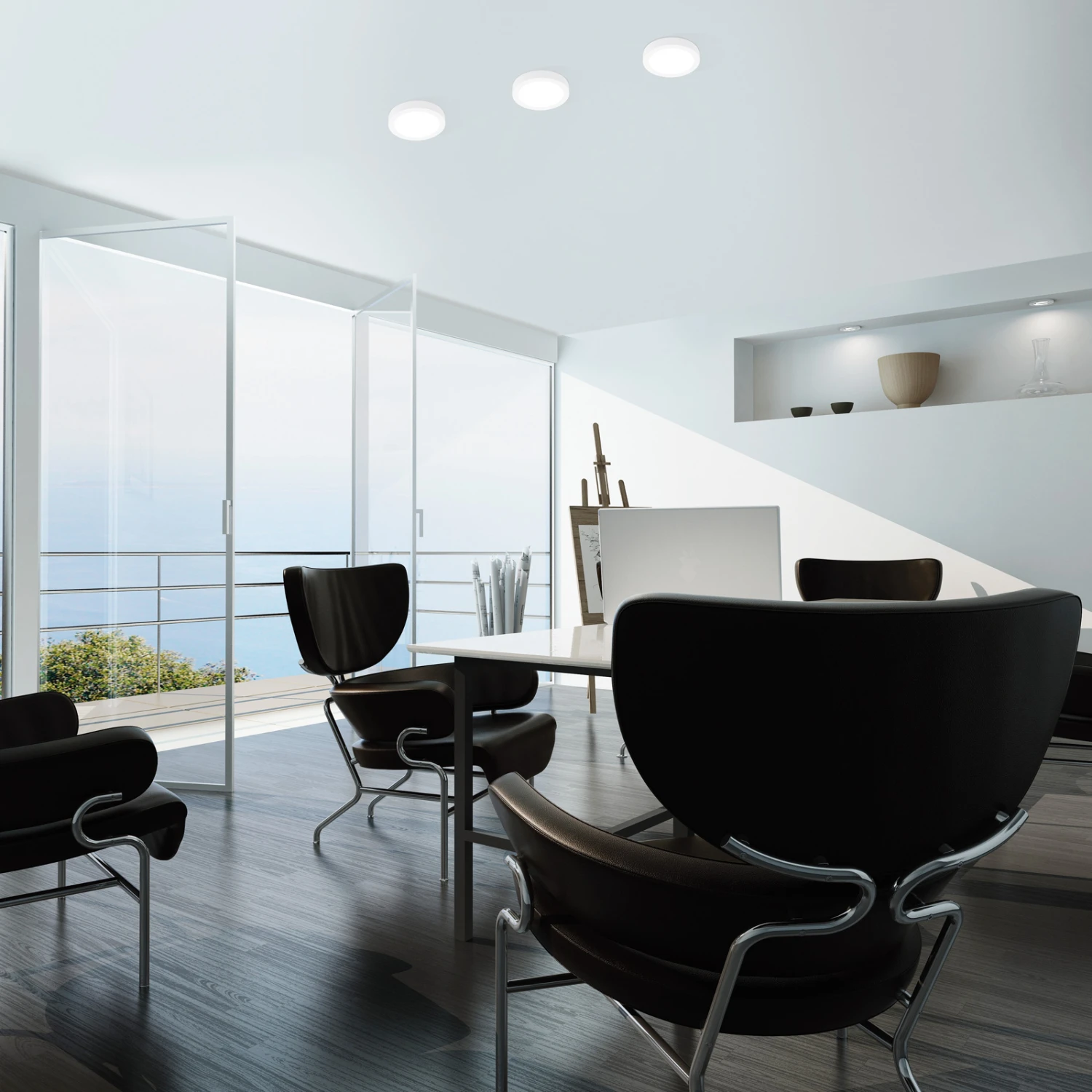 EGLO Connect Fueva-C Deckenlampe Rund 22,5cm Weiß 4 EGLO Connect Fueva-C Deckenlampe Rund 22,5cm Weiß – Bild 2