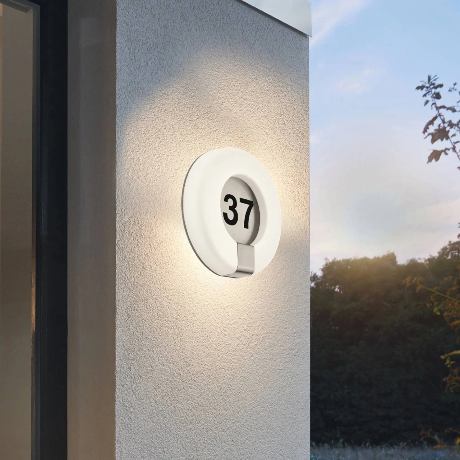 EGLO Connect Marchesa-C Außenwandleuchte Hausnr. 4 EGLO Connect Marchesa-C Außenwandleuchte Hausnr. – Bild 2