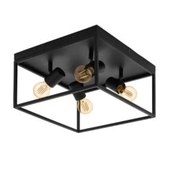 EGLO Deckenlampe Silentina Vierflammig, 36x36cm