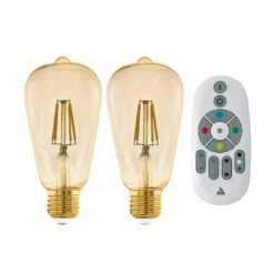 EGLO Connect-z E27 ST64 Lampe 5,5W 500lm 2200K 2er