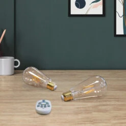 EGLO Connect-z E27 ST64 Lampe 5,5W 500lm 2200K 2er -Laden Für Heimbeleuchtung 3032741 3