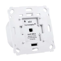 Homematic IP Wandtaster Für Markenschalter, 2-fach -Laden Für Heimbeleuchtung 3067026 2