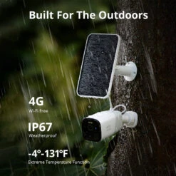 EUFY Security 4G Starlight Camera, IP67, Mit SIM -Laden Für Heimbeleuchtung 3075017 8