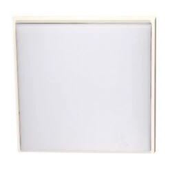 LED-Außendeckenleuchte Desdy, 30x30 Cm, Weiß