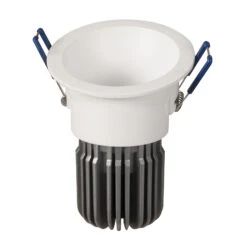 LED-Einbaulampe Toodle Rund Asymmetrisch, Weiß