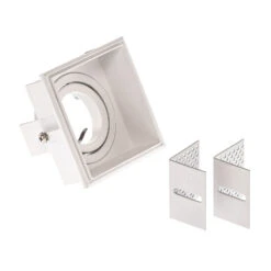 Einbauspot Hyde 1-flammig Eckig Schwenkbar Weiß -Laden Für Heimbeleuchtung 3507397 4