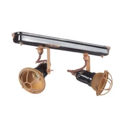 Wandlampe C1676/1 Mit Korb, Zweiflammig, Schwarz -Laden Für Heimbeleuchtung 3517254 2