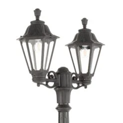 LED-Mastleuchte Ricu Bisso/Rut 2flg. 2700K Schwarz -Laden Für Heimbeleuchtung 3538117 4