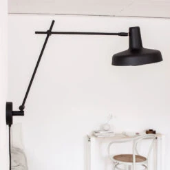 GRUPA Arigato Wand 1-flammig 70cm Ø23cm Schwarz -Laden Für Heimbeleuchtung 4028039 2