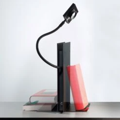 Ingo Maurer LED´s Oskar Tischleuchte, Schwarz