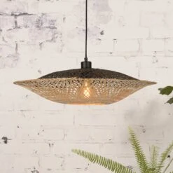 GOOD & MOJO Kalimantan Hängelampe Horizontal Ø44cm