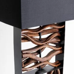 KARE Nature Wave Stehleuchte Mit Holz -Laden Für Heimbeleuchtung 5517776 5