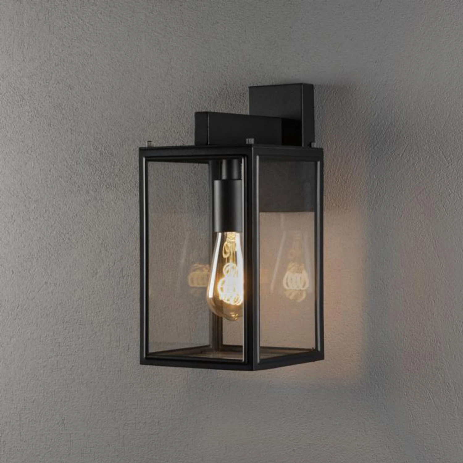 Konstsmide Außenwandleuchte Carpi, Schwarz, Breite 16,5 Cm 5 Konstsmide Außenwandleuchte Carpi, Schwarz, Breite 16,5 Cm – Bild 3