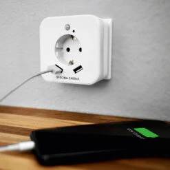 LED-Nachtlicht SLED02 Mit Sensor Und USB-Buchsen -Laden Für Heimbeleuchtung 5543029 2