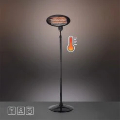 Standheizstrahler Glow, IP34, 650W/1350W/1500W -Laden Für Heimbeleuchtung 6003207 5