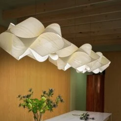 LZF Swirl Pendel, Kabel Schwarz Ø 54cm Elfenbein -Laden Für Heimbeleuchtung 6048453 2