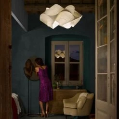 LZF Swirl Pendel, Kabel Schwarz Ø 54cm Elfenbein -Laden Für Heimbeleuchtung 6048453 5