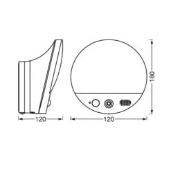 LEDVANCE SMART+ WiFi Outdoor Round Camera DG -Laden Für Heimbeleuchtung 6106611 7