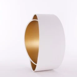 Lampenschirm Chloe, Ø 50cm, Außen Weiß, Innen Gold 12 Lampenschirm Chloe, Ø 50cm, Außen Weiß, Innen Gold -Laden Für Heimbeleuchtung 6728177 4